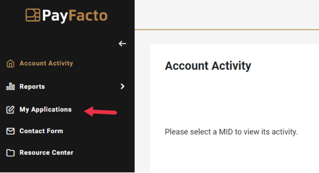 PayFacto My Applications